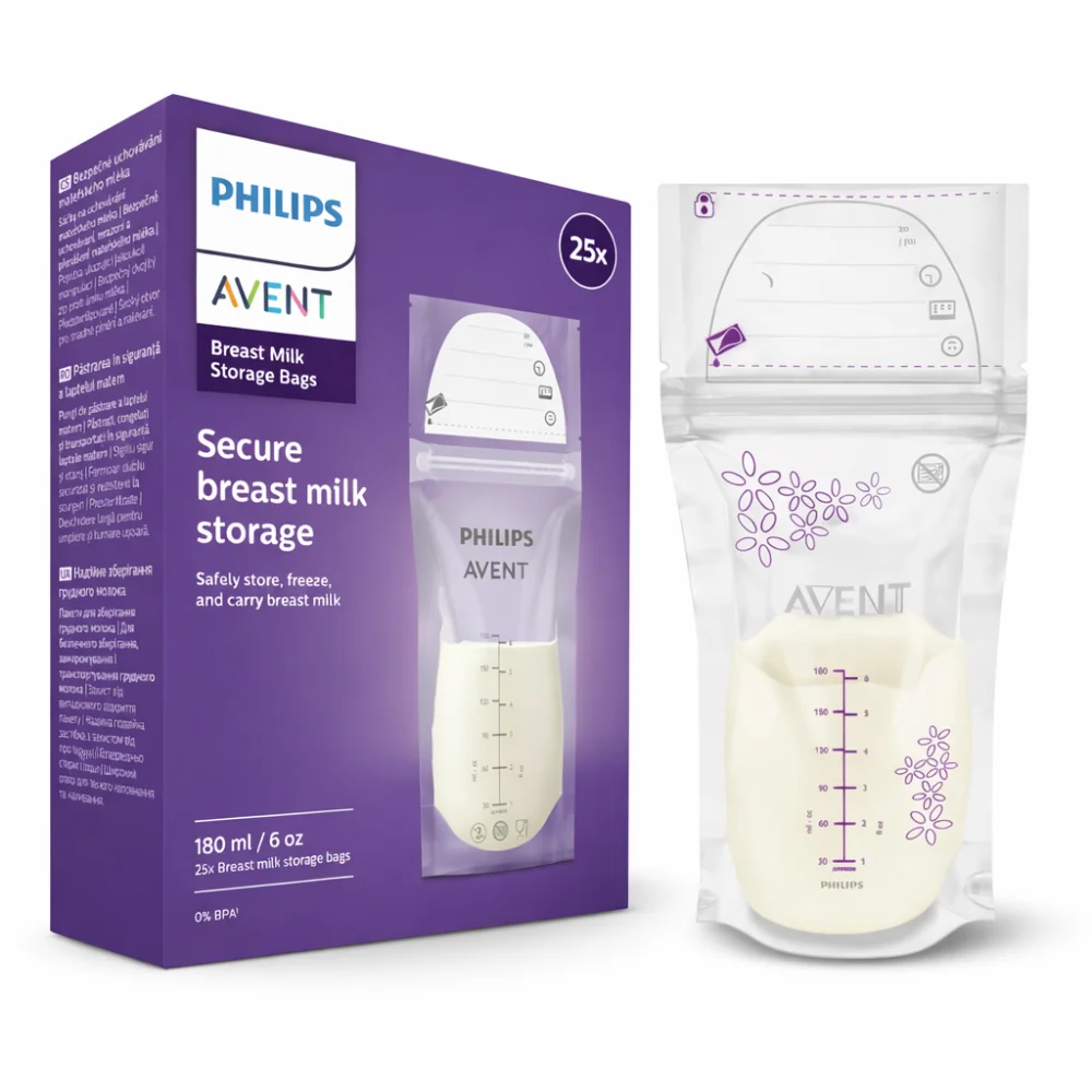 Sac de conservation du lait maternel - Philips Avent - 25 pièces