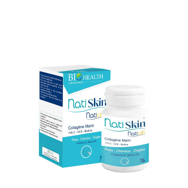 Bio Health NatiSkin - Collagen marin - 60 gélules