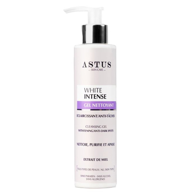ASTUS WHITE INTENSE GEL NETTOYANT ÉCLAIRCISSANT & ANTI TÂCHES 200ML