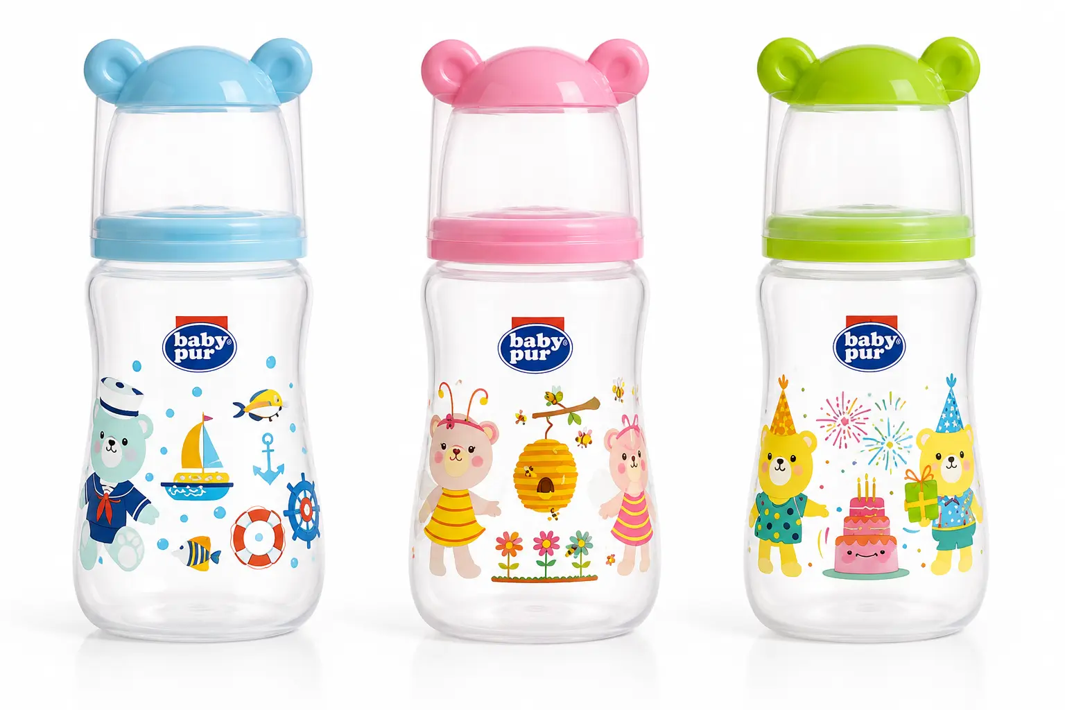 Baby Pur Mini Biberon Funny 125ml