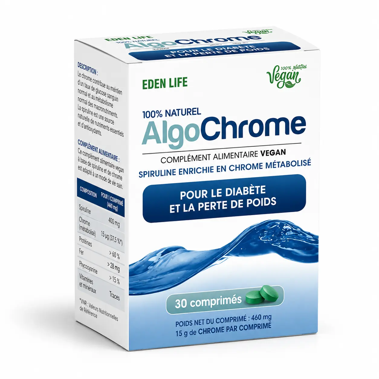 ALGO CHROME 30 COMPRIMES