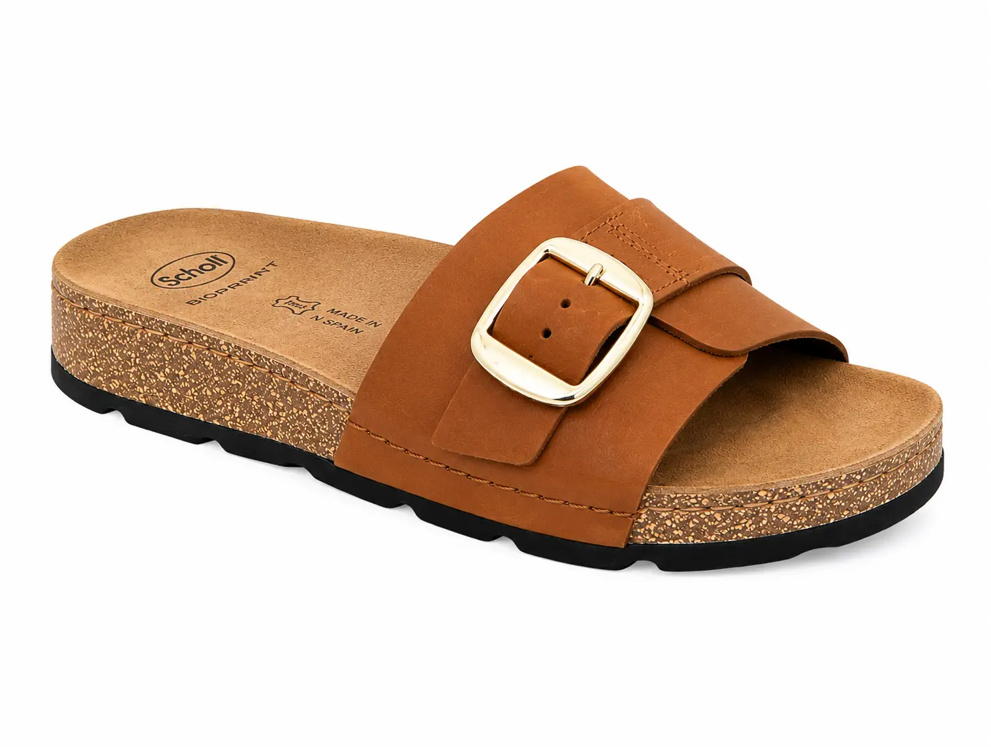 SCHOLL BORA 1 STRAP COGNAC