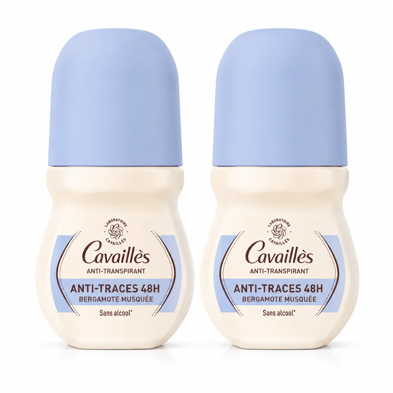 ROGÉ CAVAILLÈS PACK DÉO ANTI-TRACES ROLL-ON 50ML *2