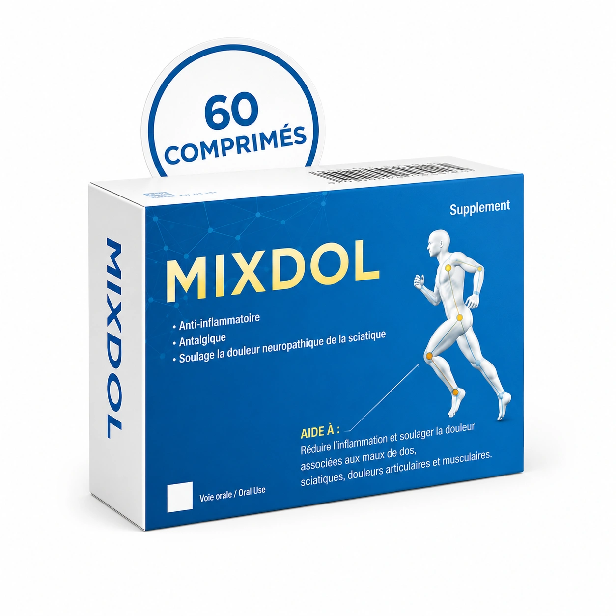 COMPLEMENT ALIMENTAIRE MIXDOL 60 COMPRIMES
