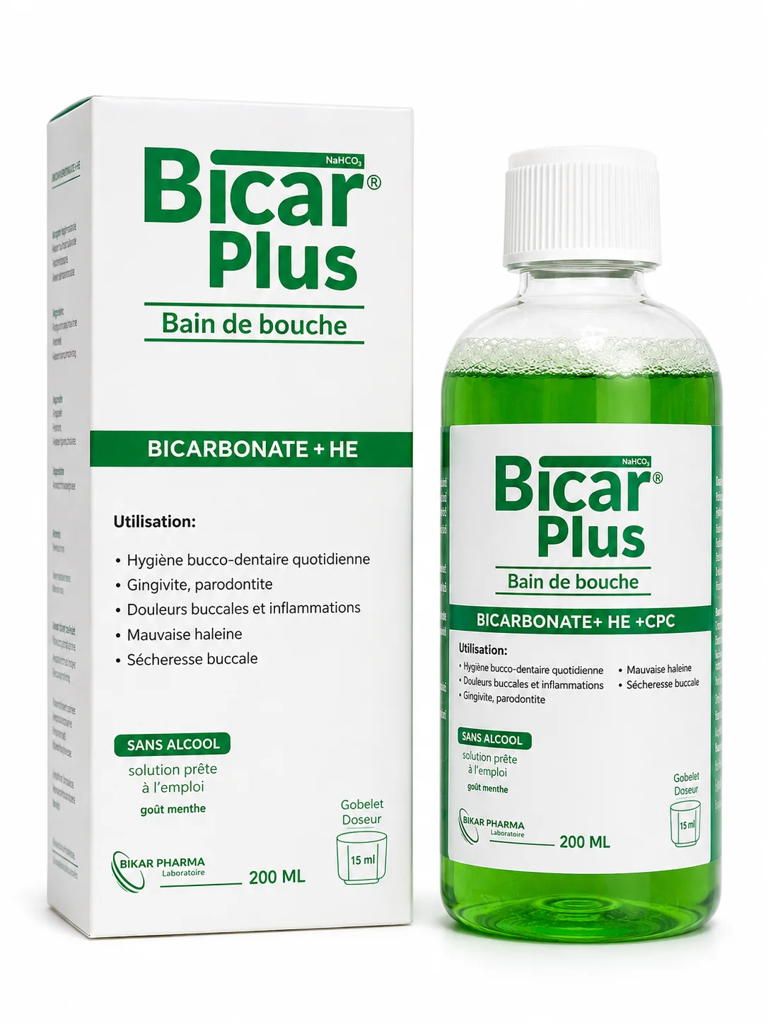 BICAR PLUS BAIN DE BOUCHE BICARBONATE+ HE 200ML