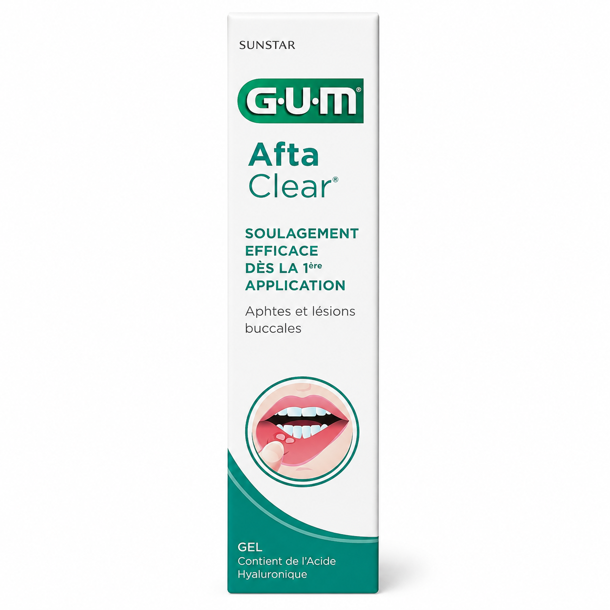 GUM AFTACLEAR GEL 100ML