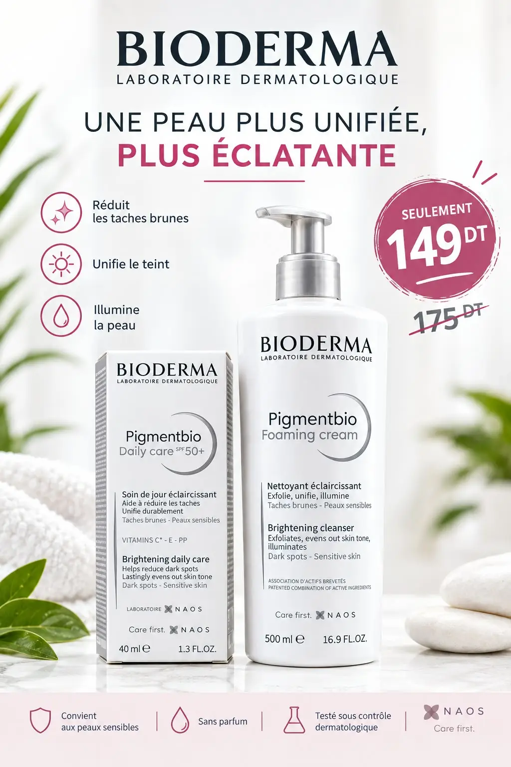 PACK BIODERMA PIGMENTBIO – DUO ÉCLAT & ANTI-TACHES
