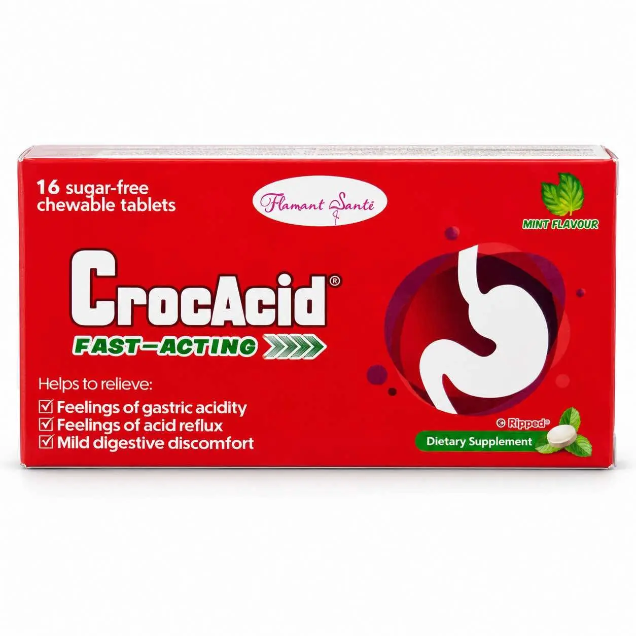 FLAMANT SANTE CROCACID COMP A CROQUER B/16