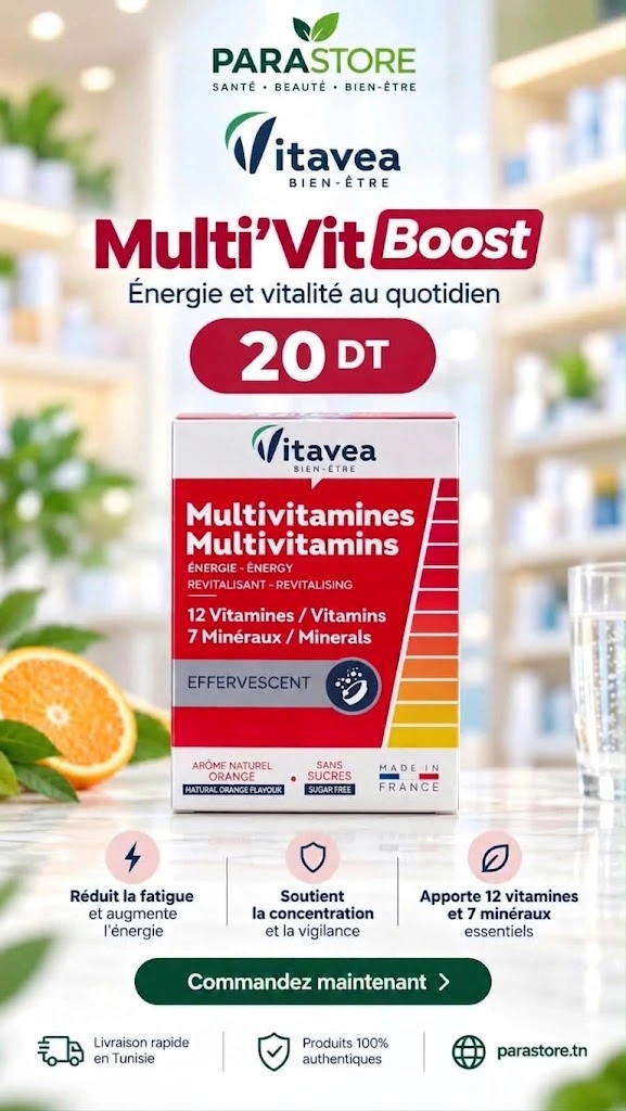 COMPLEMENT ALIMENTAIRE VITAVEA MULTIVITAMINES 12 VITAMINES+7 OLIGO ELEMENTS EFFERVESCENT 24 COMPRIMES