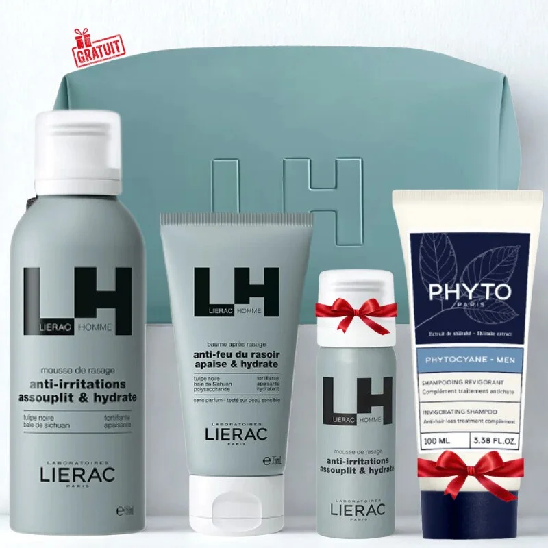 LIERAC COFFRET HOMME POUR RASSAGE