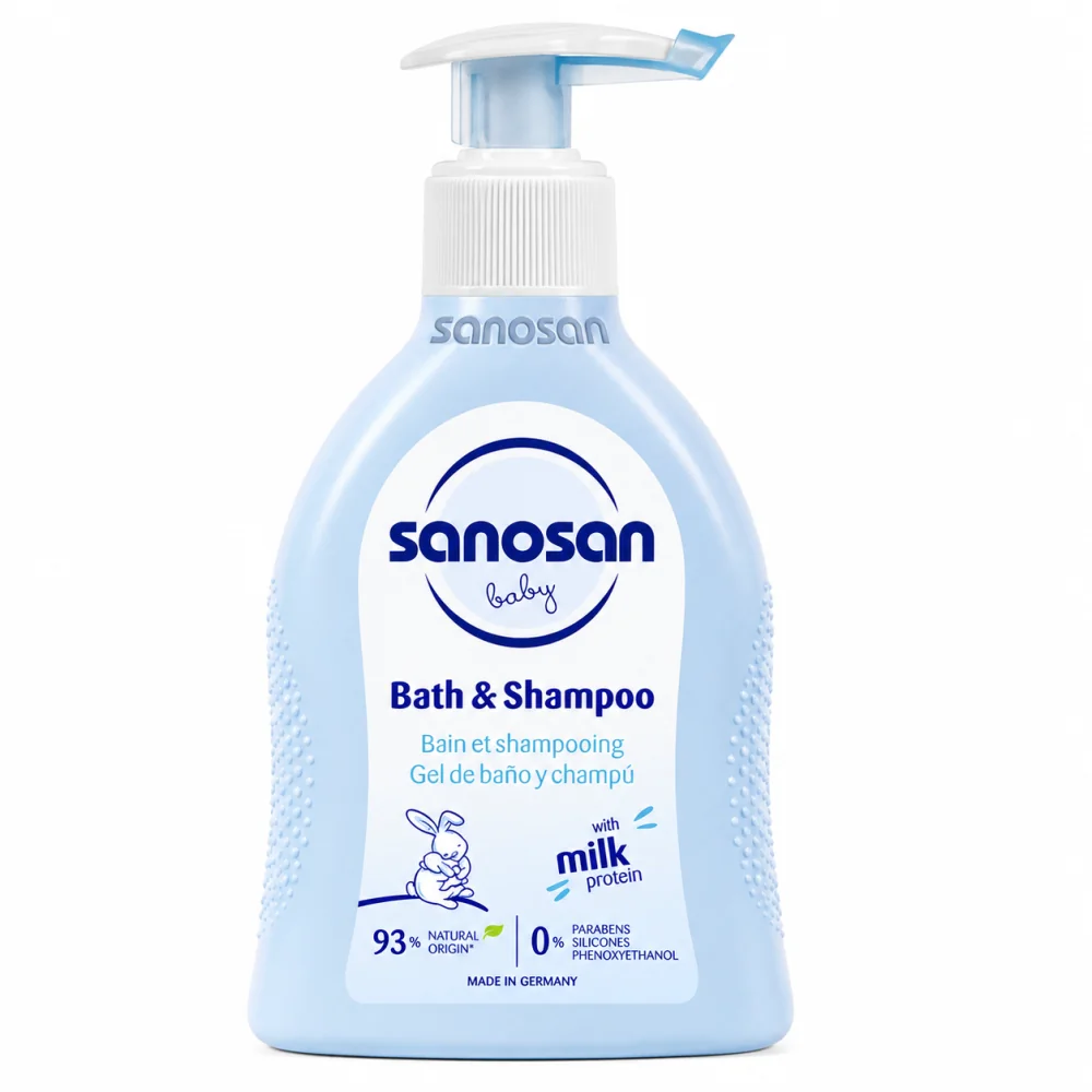 Sanosan Baby - Bath & Shampoo 200 ml