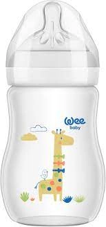 W/BABY BIB NATURAL 0-6M250ML