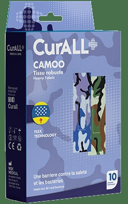 Curall - Pansements Camoo - Boite De 10 - 19x72mm