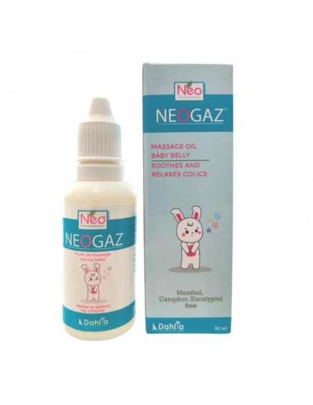 DAHLIA NEO GAZ HUILE DE MASSAGE BEBE