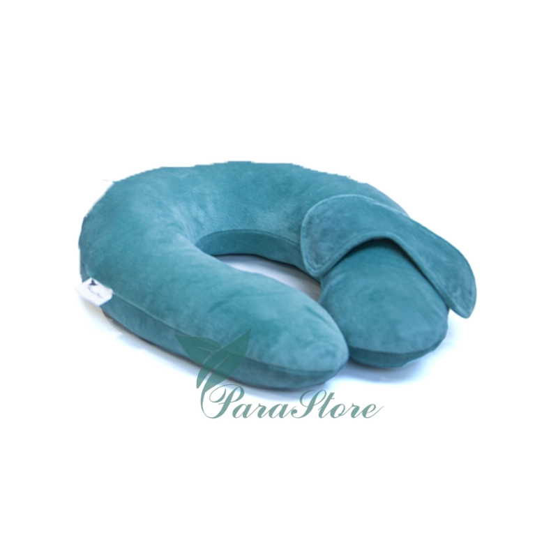 COUSSIN DE VOYAGE BLEU VERT