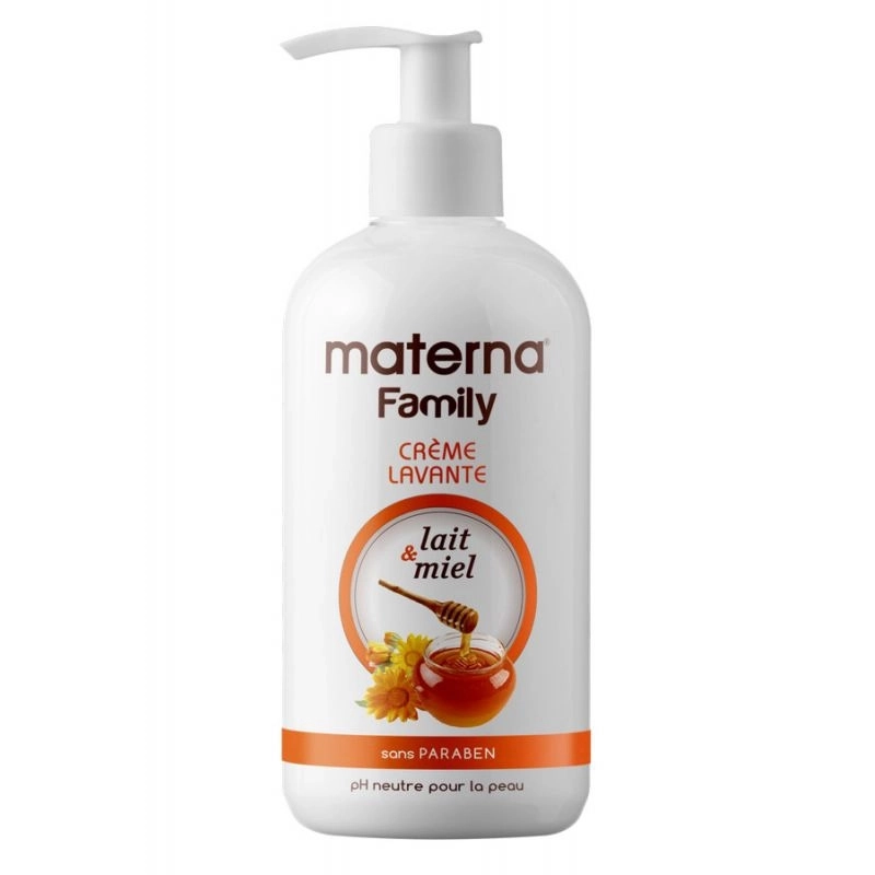 Materna Crème lavante Family lait et miel 500 ml