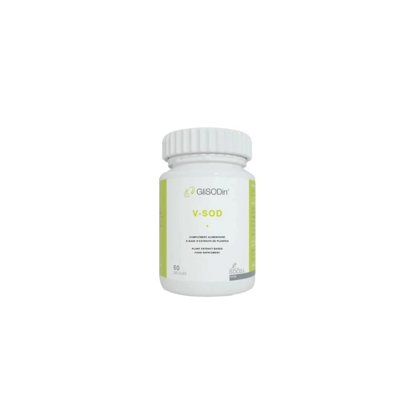 Glisodin V-SOD - Complément alimentaire pour peaux dépigmentées - 60 gélules