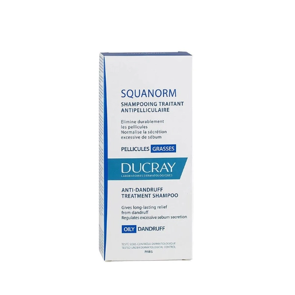 DUCRAY SQUANORM SHP PEL GRAS 125ML