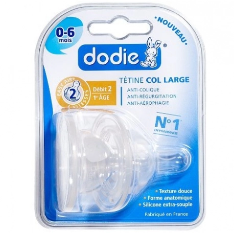 DODIE TETINE RONDE ANTI COLIQUE0-6M