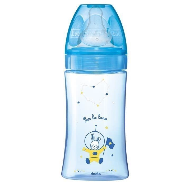 DODIE BIBERON BLEU 270 ML 0-6M