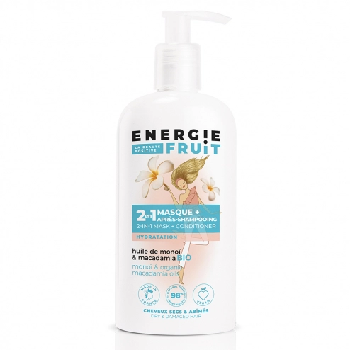 ENERGIE FRUIT MASQUE 2EN1 +APRES SHAMP MONOI ET MACADAMIA