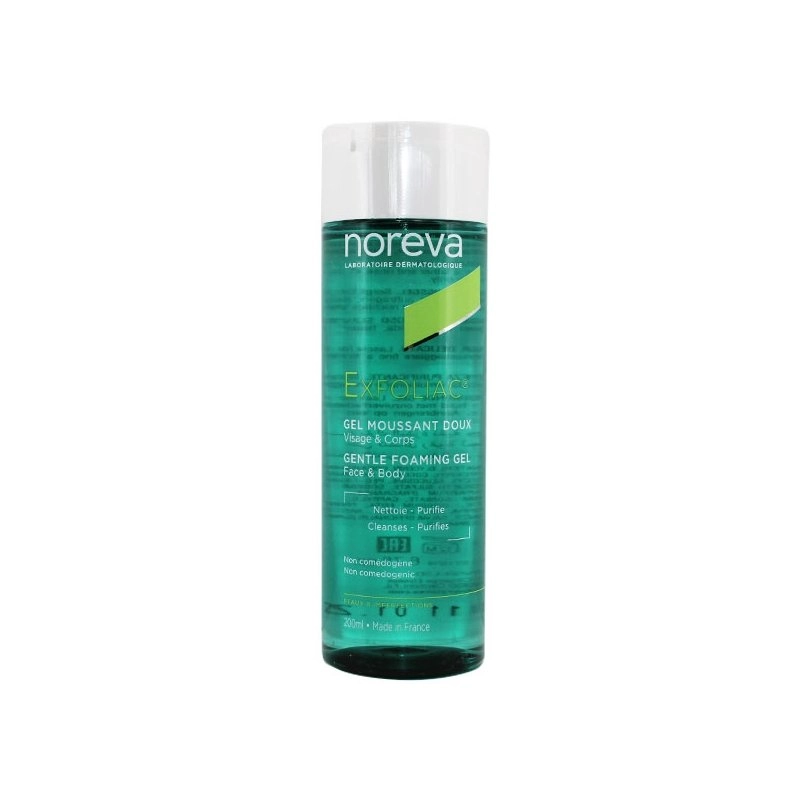 NOREVA EXFOLIAC GEL MOUSSANT DOUX 200 ML